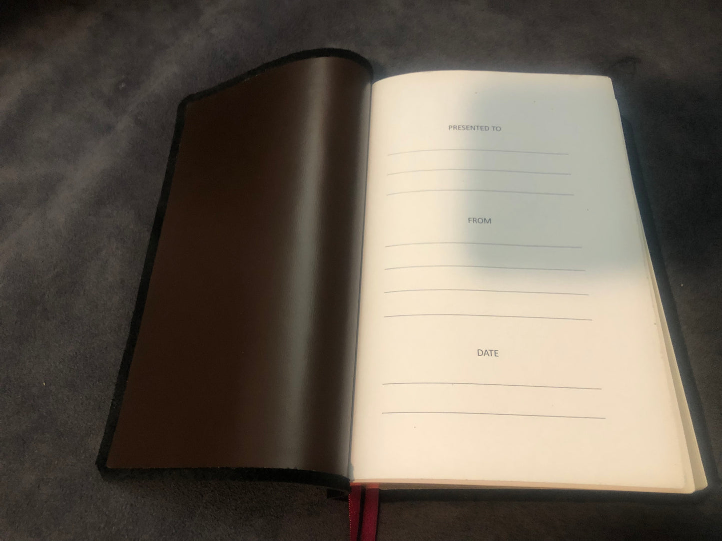 NASB 2020 Reference Bible Large Print Black Leather New American Standard