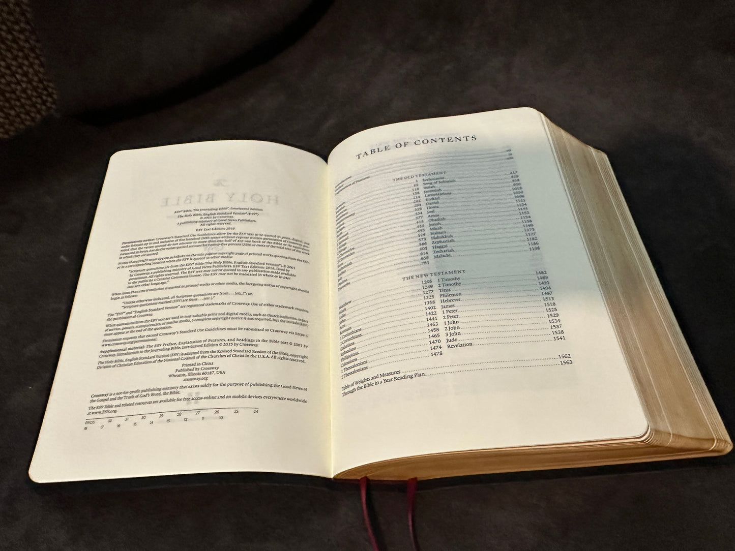 ESV journaling bible interleaved edition English Standard Version Wide Margin