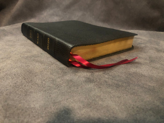 NASB 2020 Reference Bible Large Print Black Leather New American Standard
