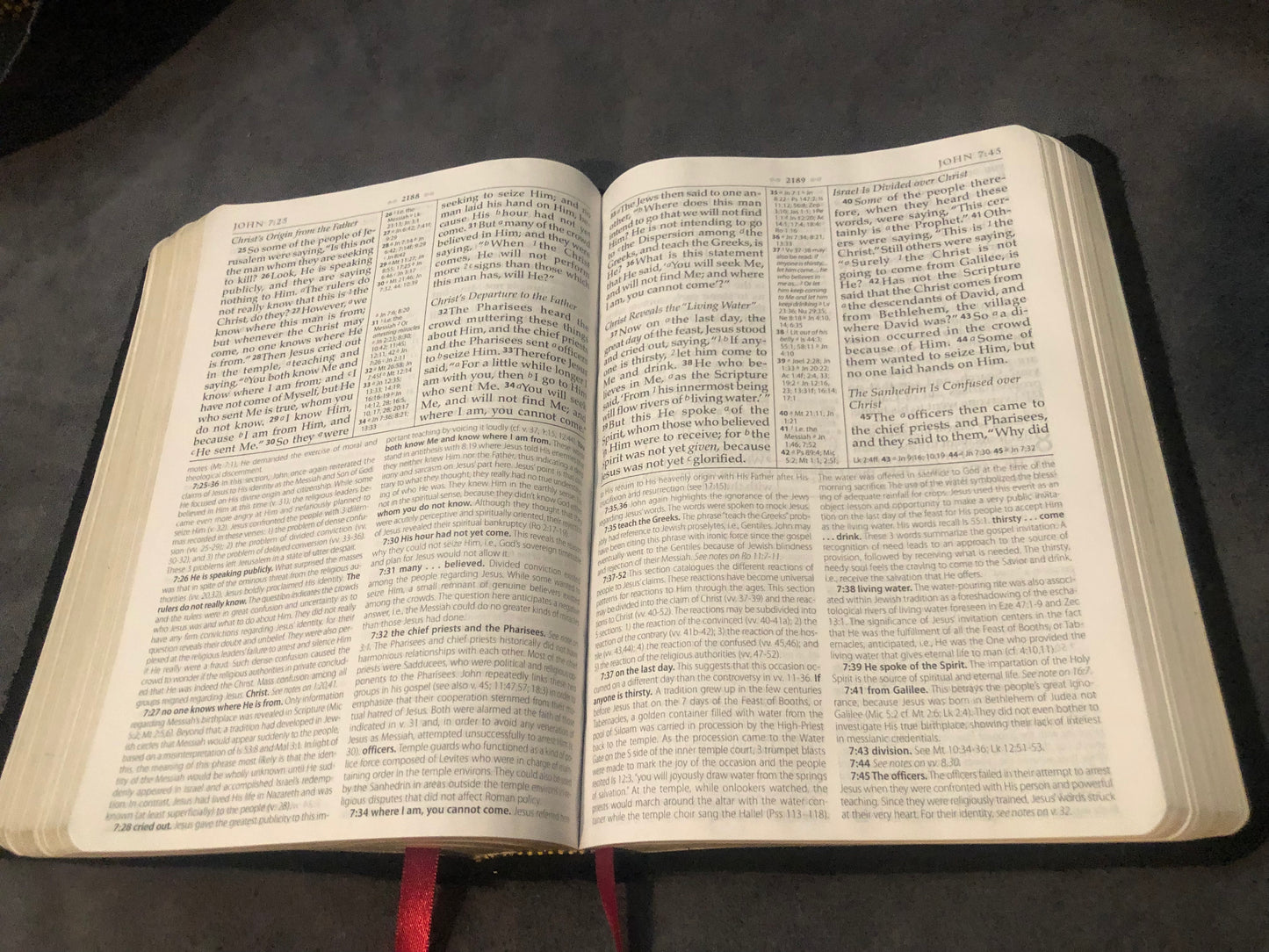 MacArthur study Bible NASB large print New American Standard Black Leather