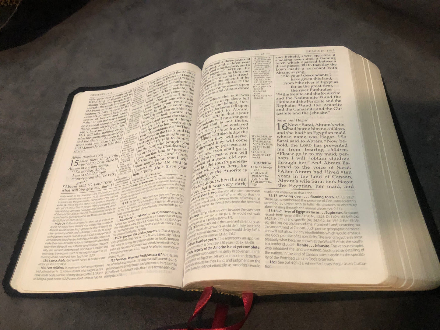 MacArthur study Bible NASB large print New American Standard Black Leather