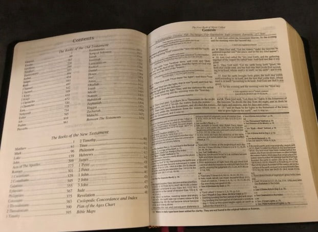 NKJV Dakes annotated reference Bible NEW KING JAMES Version cowhide Leather.