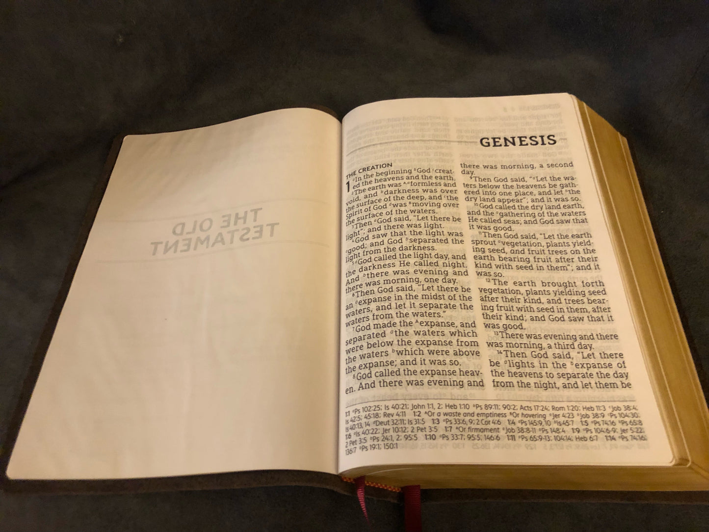 NASB New American Standard super giant print Reference Bible Leather 16.5 Font