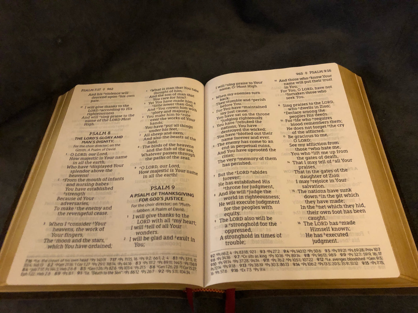 NASB New American Standard super giant print Reference Bible Leather 16.5 Font