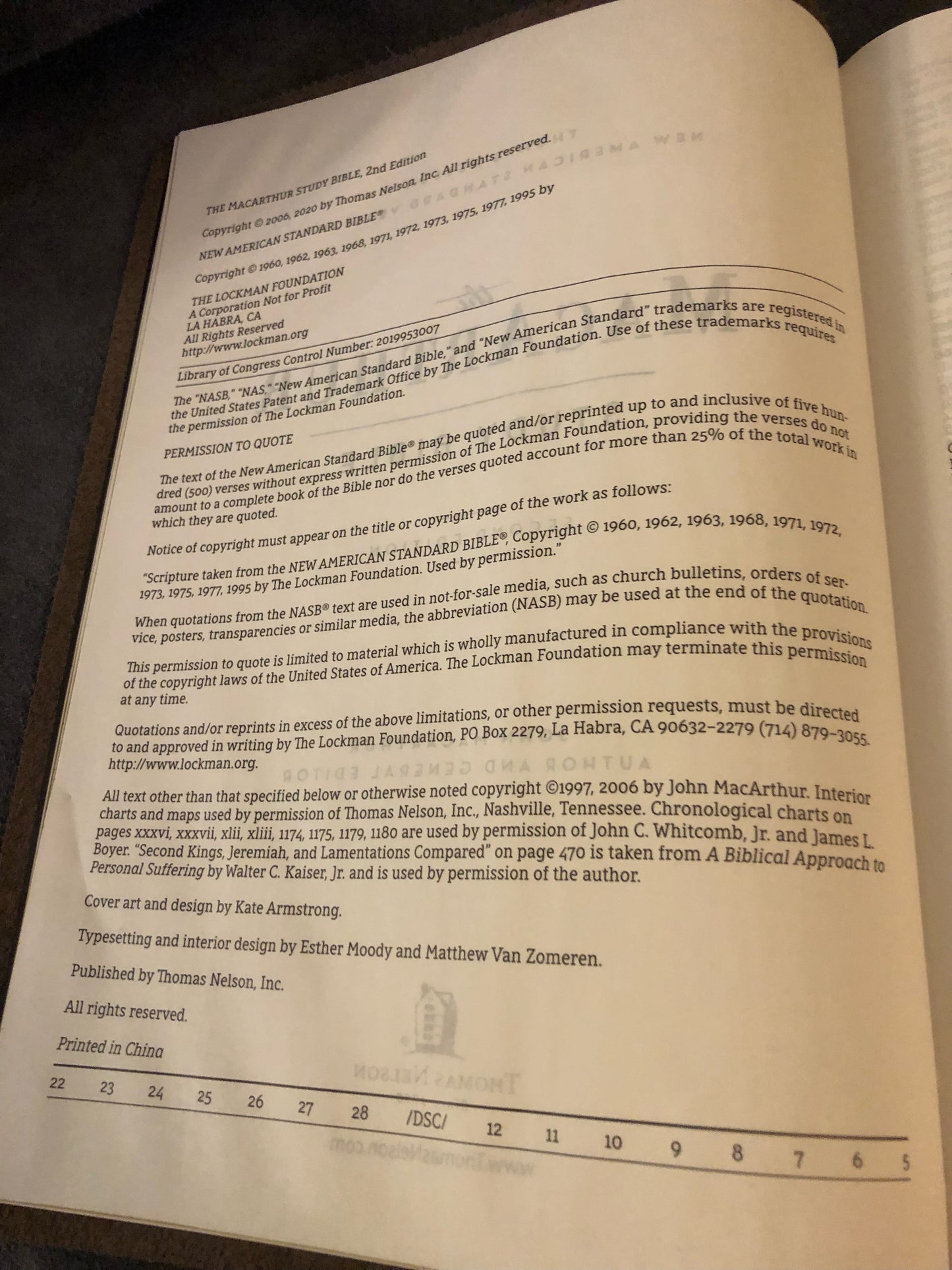 NASB MacArthur study Bible 2nd edition NEW AMERICAN STANDARD cowhide Leather