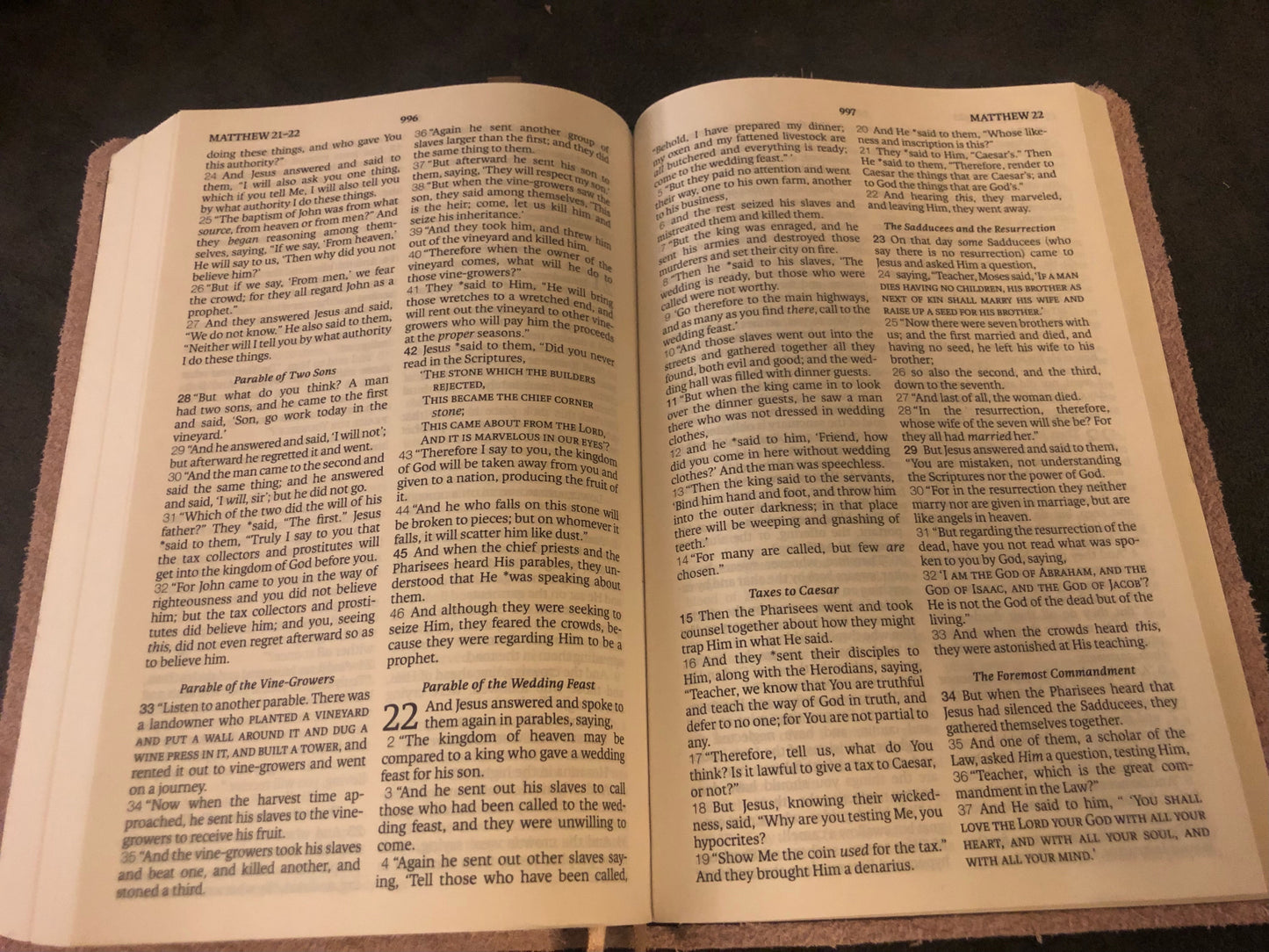 Pink Legacy standard Bible LSB Genuine Cowhide Leather 2 Double Column