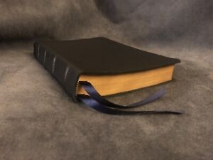 ESV English Standard Version diadem with apocrypha BLACK COWHIDE LEATHER Cam