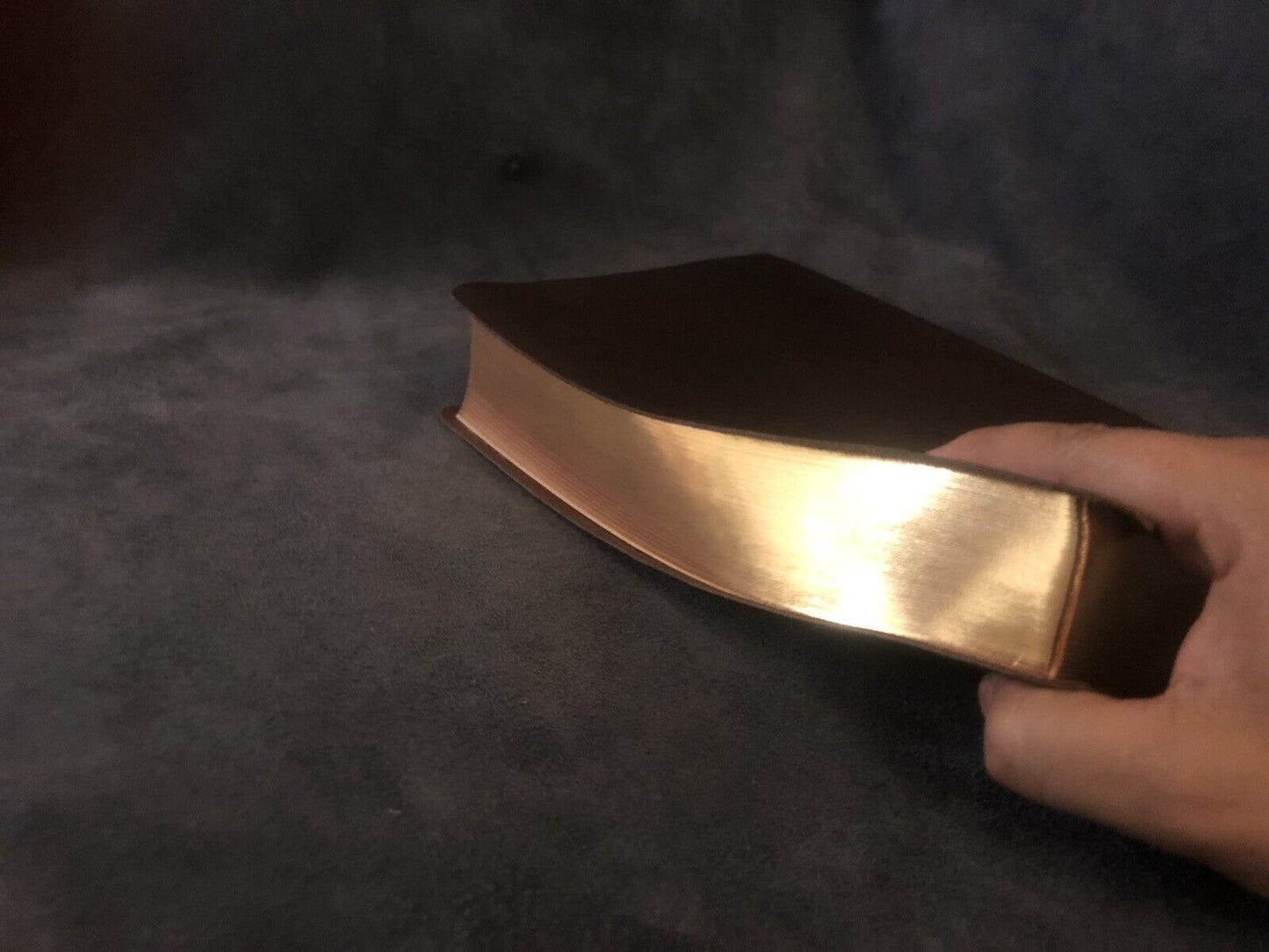 NASB single column reference New American Standard Cowhide Leather Wide Margin