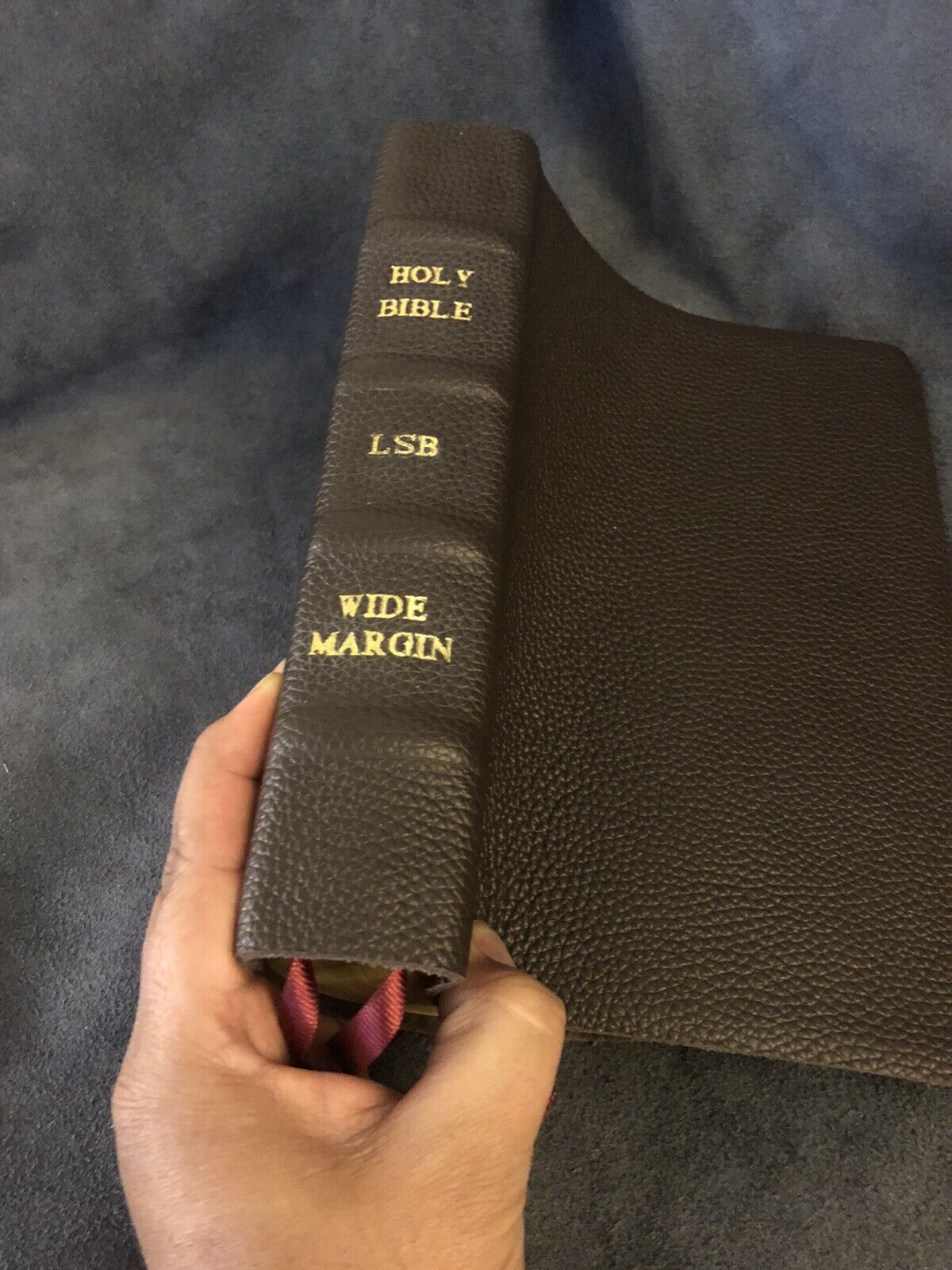 legacy standard bible lsb large print genuine cowhide leather macarthur