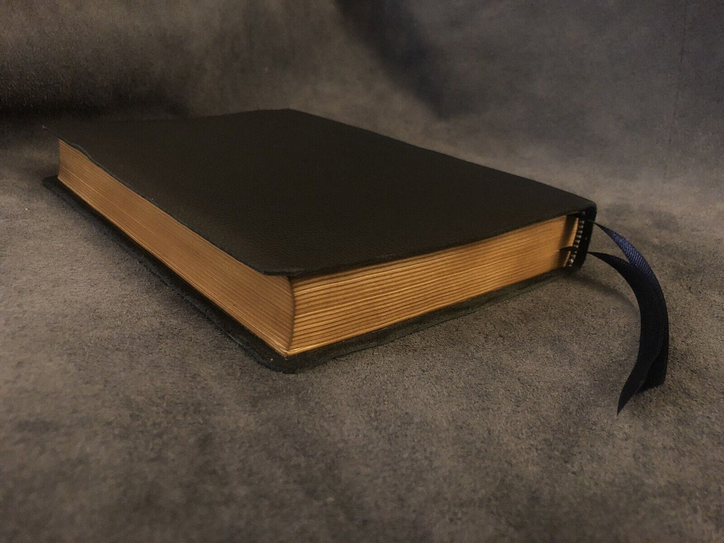 ESV English Standard Version diadem with apocrypha BLACK COWHIDE LEATHER Cam