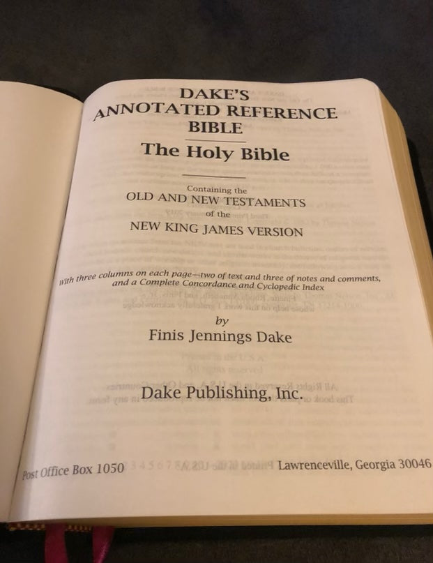 Dake’s Annotated Reference Bible