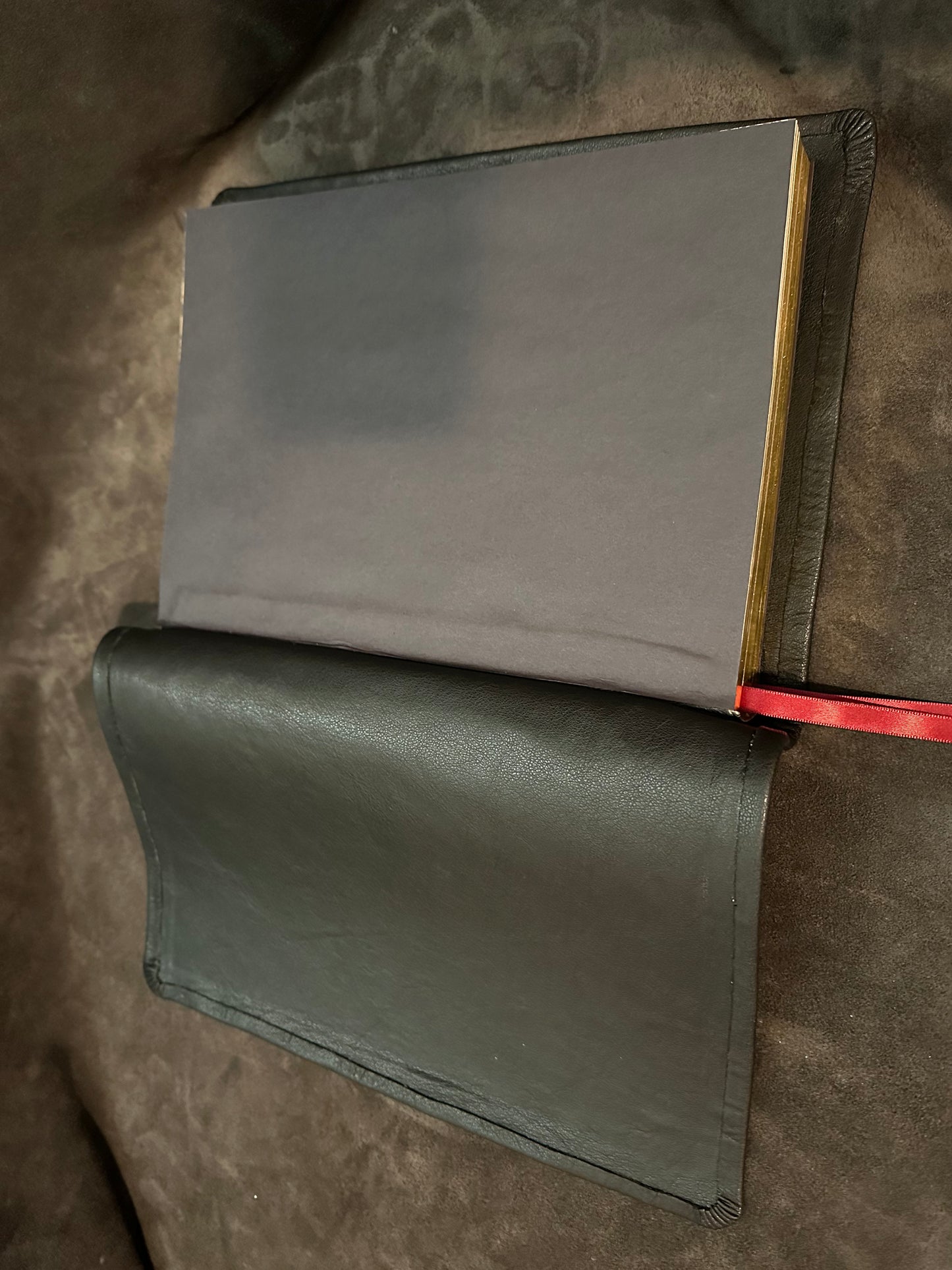 Edge lined Ethiopian Bible genuine leather