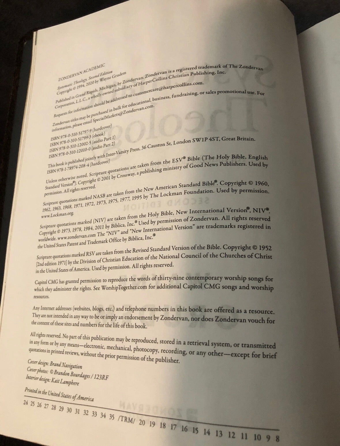 Rare Leather Bound systematic theology wayne grudem 2nd edition black