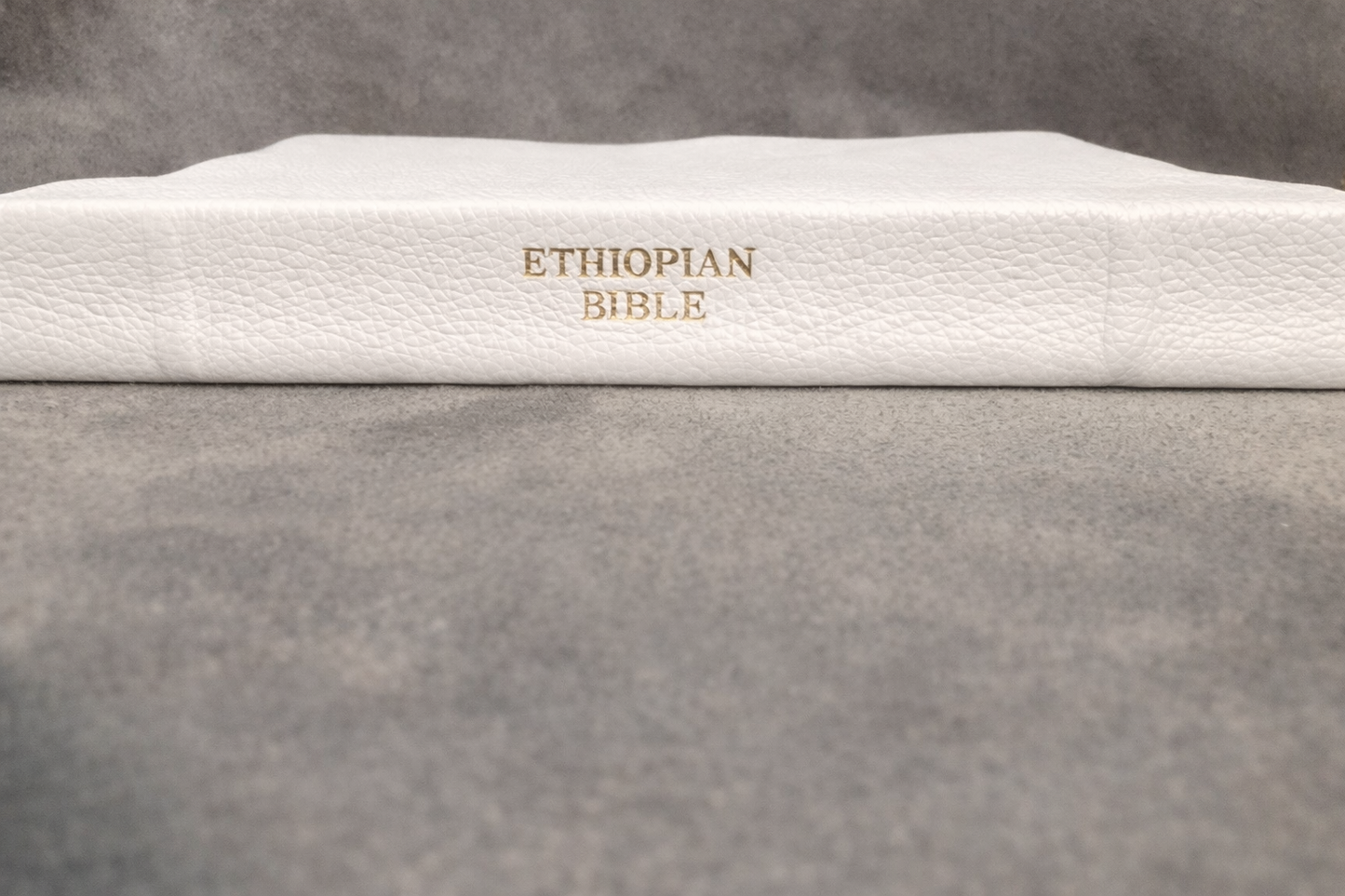 Ethiopian Bible white leather includes apocrypha and book of Enoch