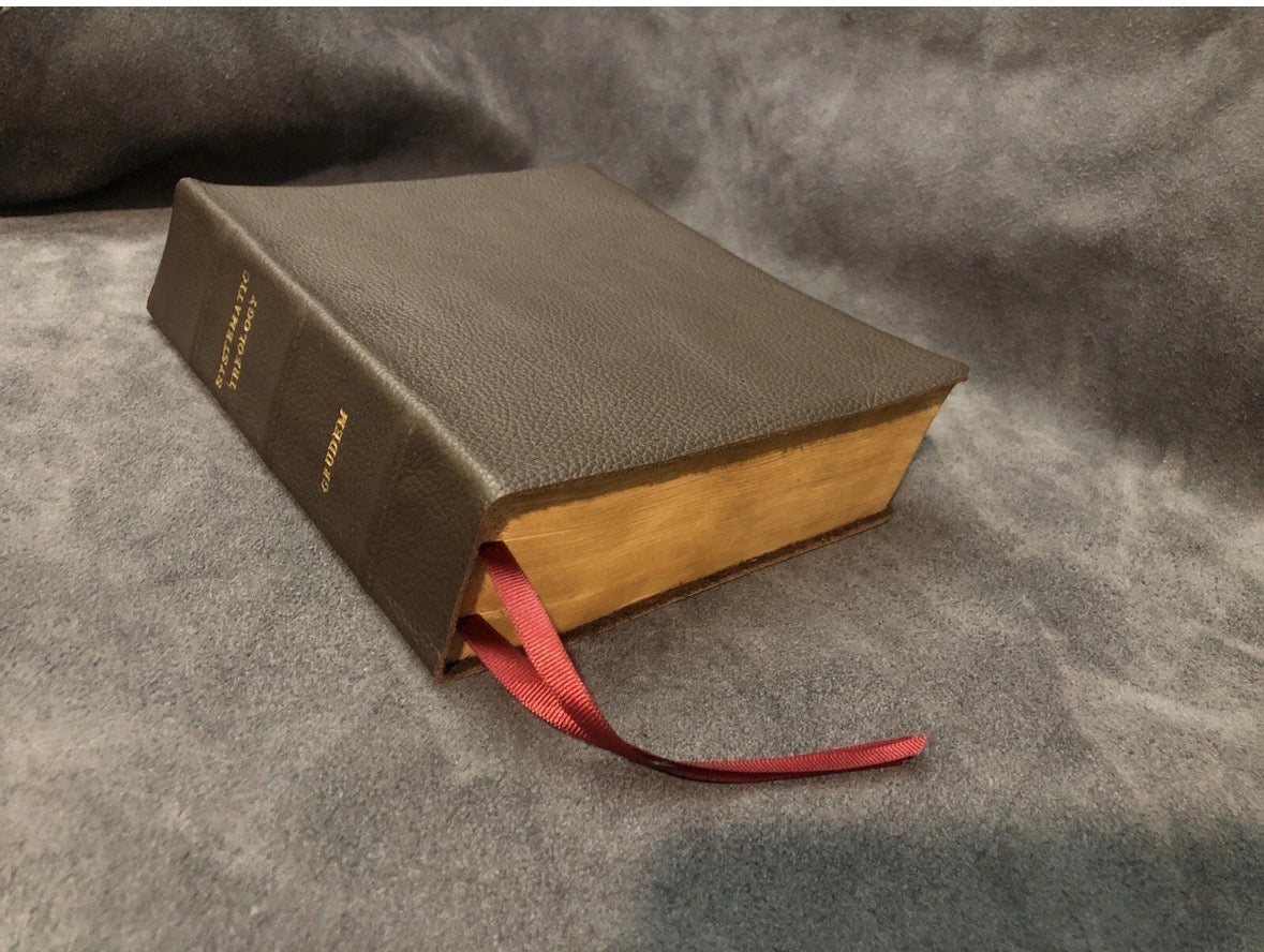 Rare Leather Bound systematic theology wayne grudem 2nd edition Brown