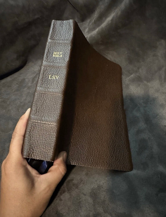 Lsv Literal Standard Bible Brown SOFT Premium Leather Covenant Christian