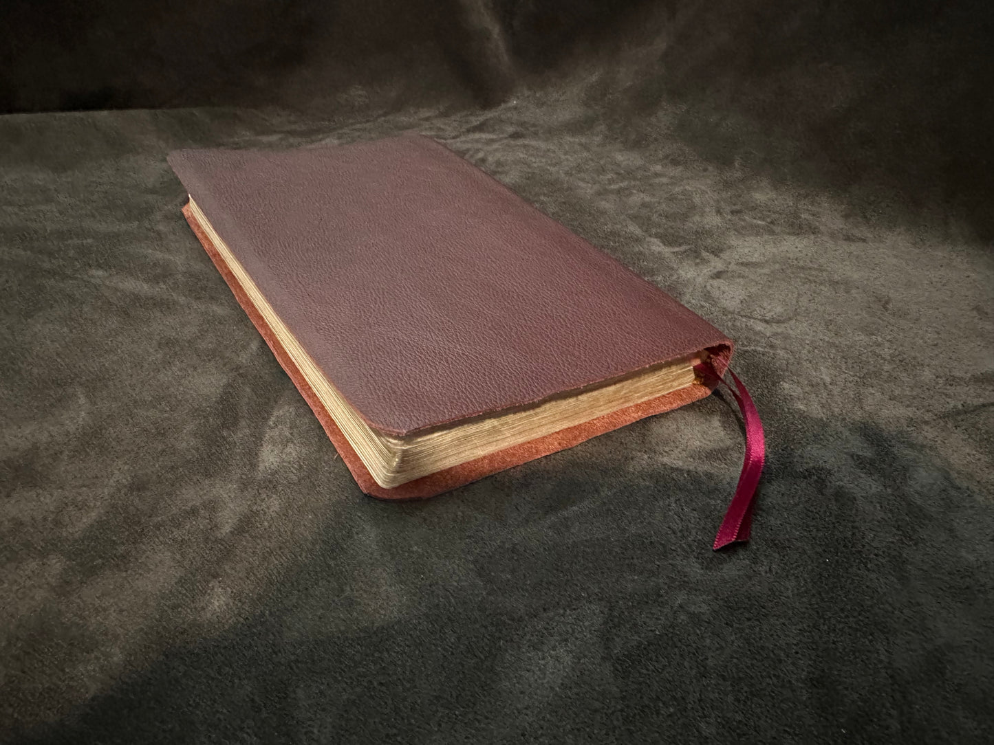 esv thinline bible leather English Standard Version Burgundy Compact