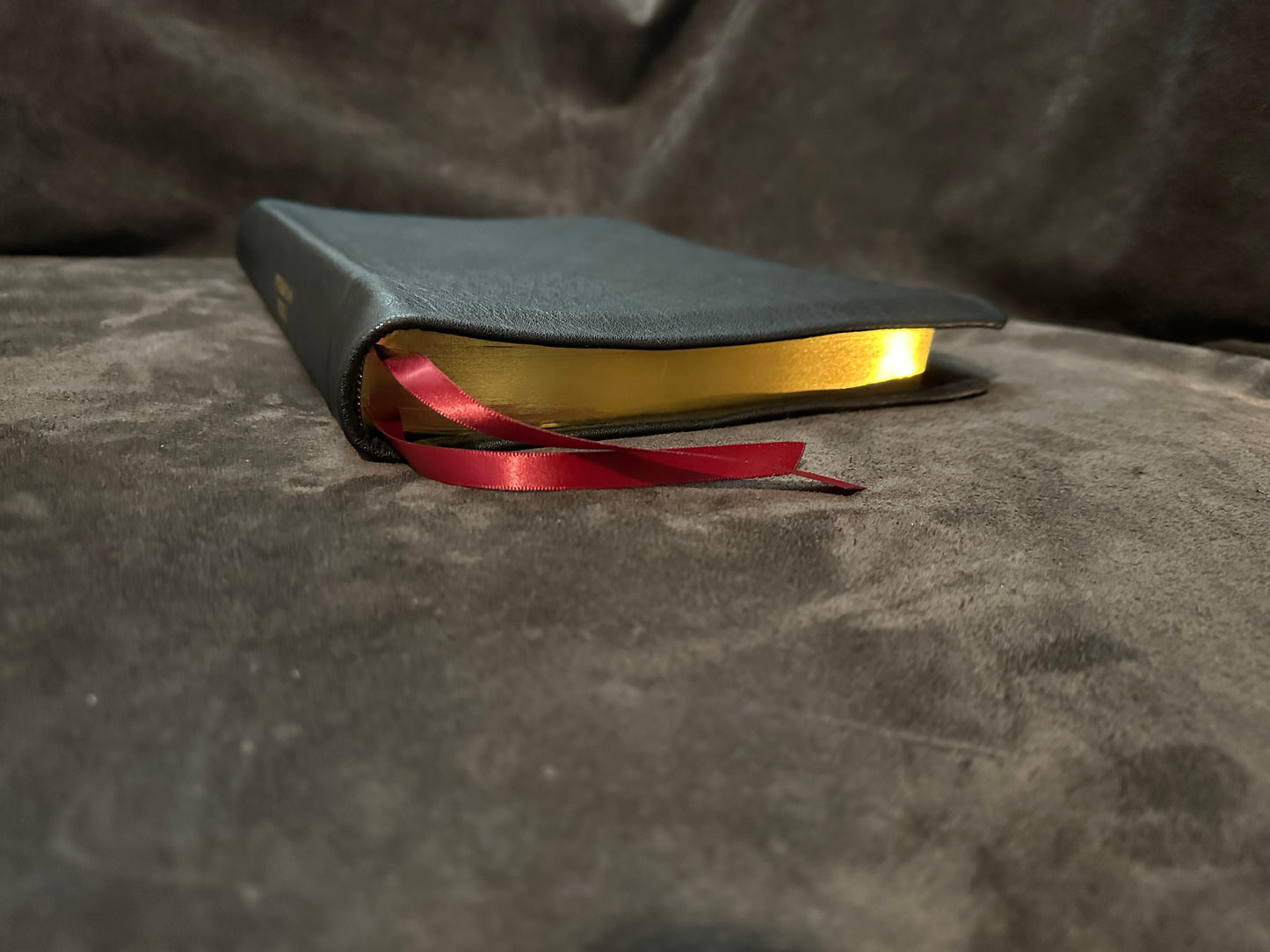 Edge lined Ethiopian Bible genuine leather