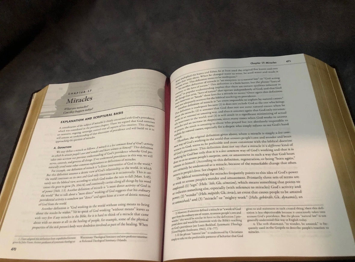 Rare Leather Bound systematic theology wayne grudem 2nd edition Brown