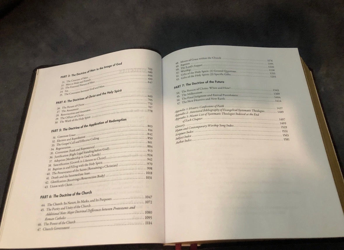 Rare Leather Bound systematic theology wayne grudem 2nd edition Brown