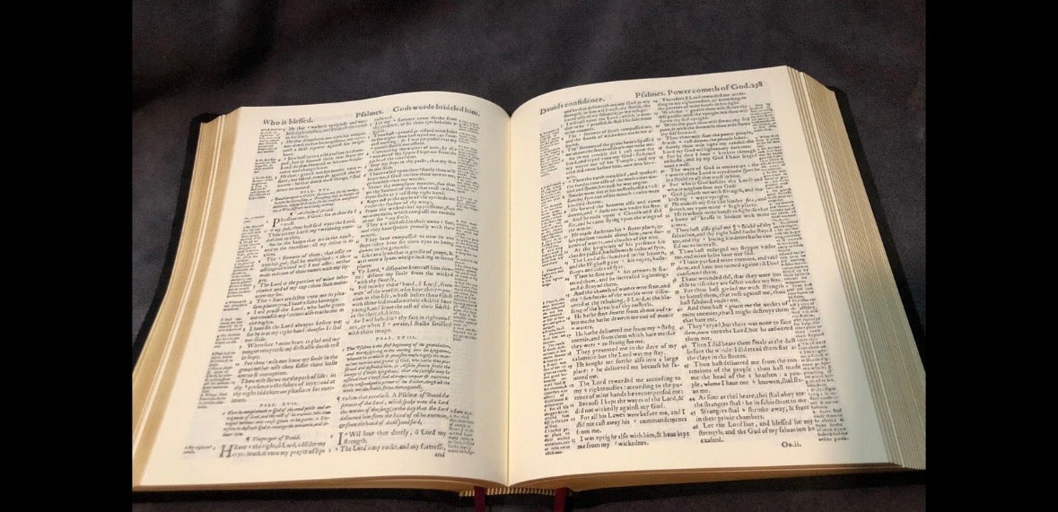 1560 Geneva Bible with apocrypha and reformer notes