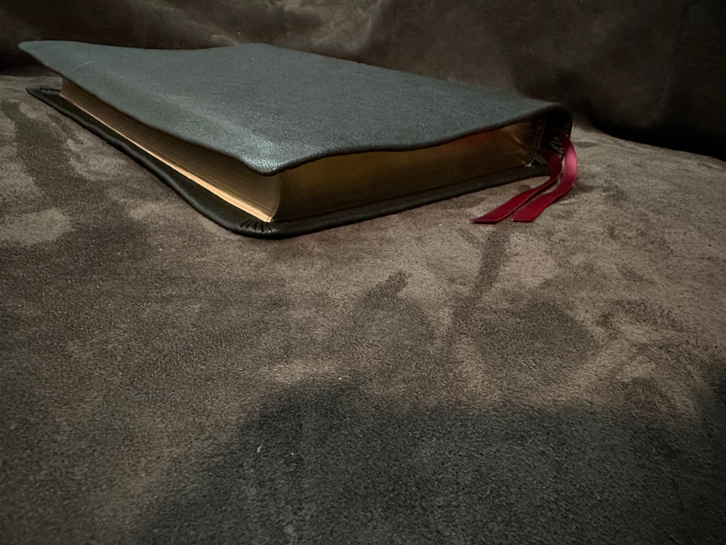 Edge lined Ethiopian Bible genuine leather