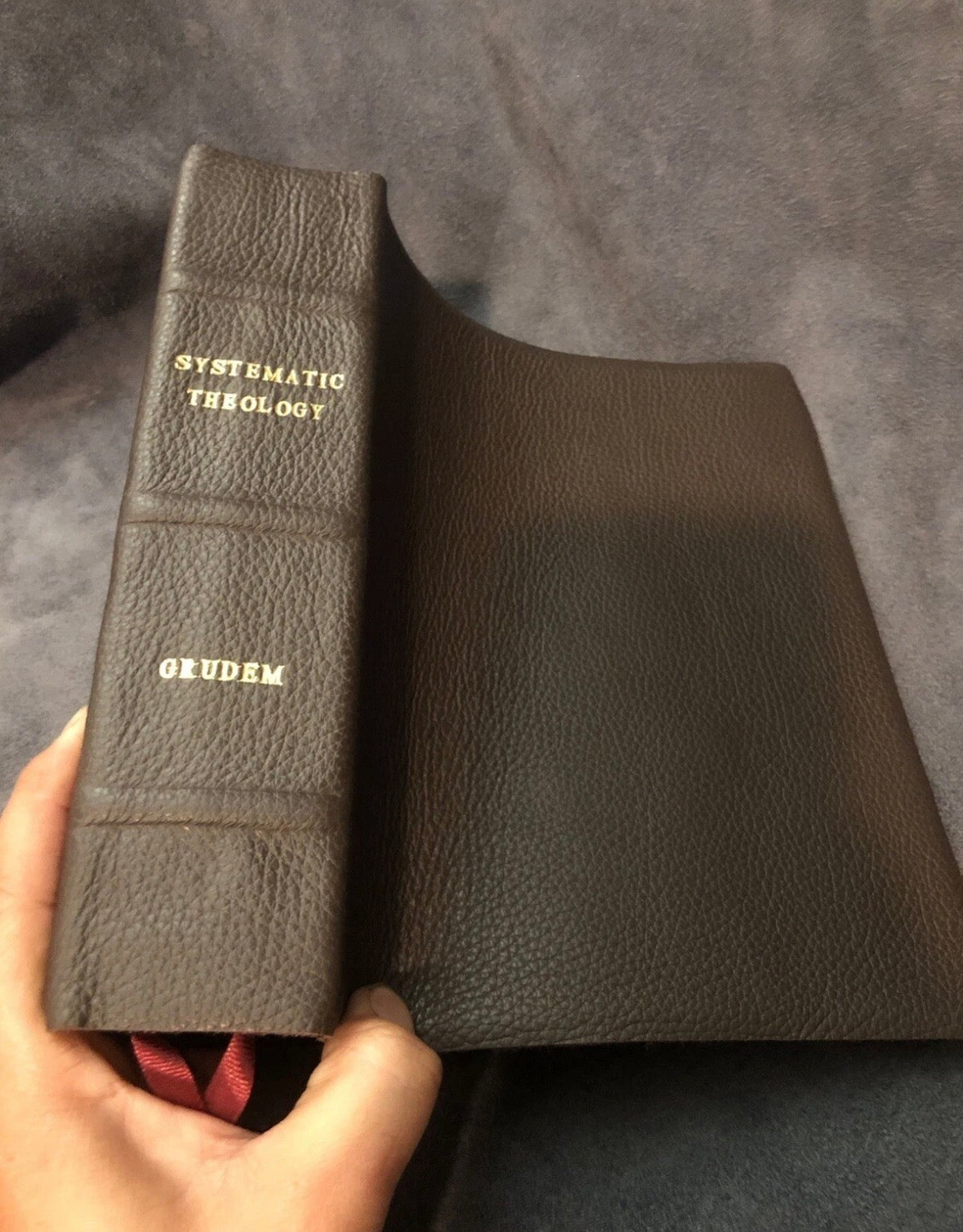 Rare Leather Bound systematic theology wayne grudem 2nd edition Brown