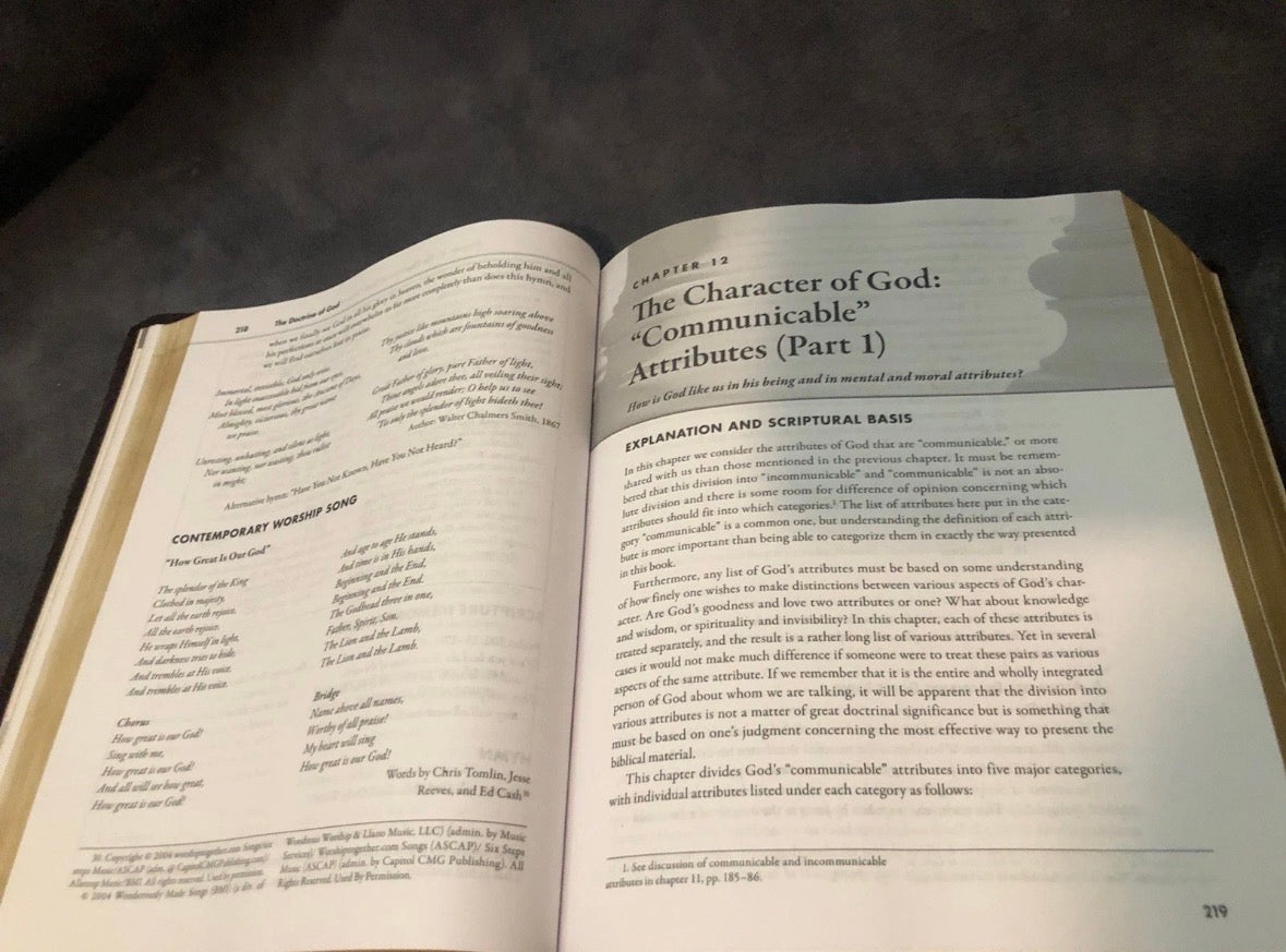 Rare Leather Bound systematic theology wayne grudem 2nd edition black