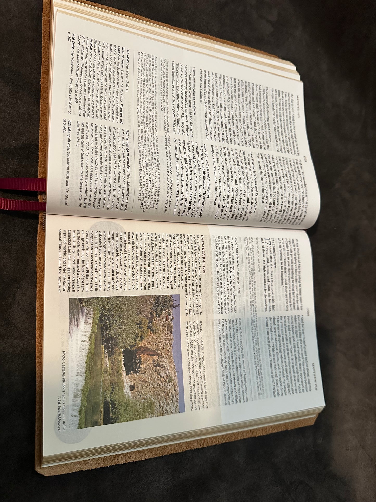 Esv archaeology Study Bible genuine Leather