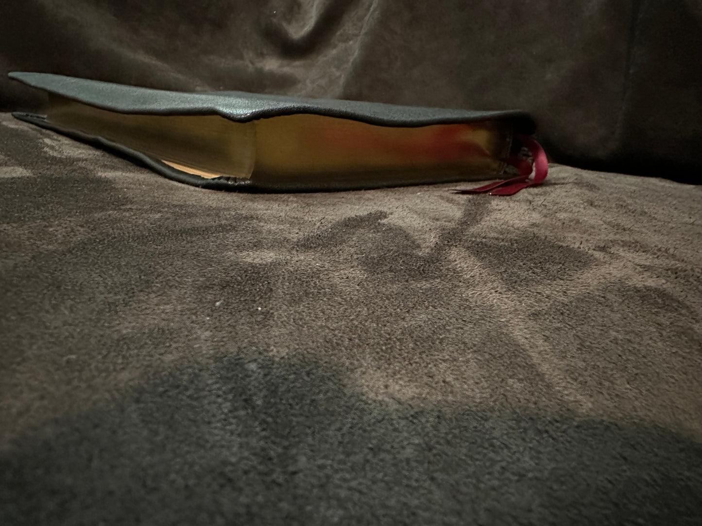 Edge lined Ethiopian Bible genuine leather