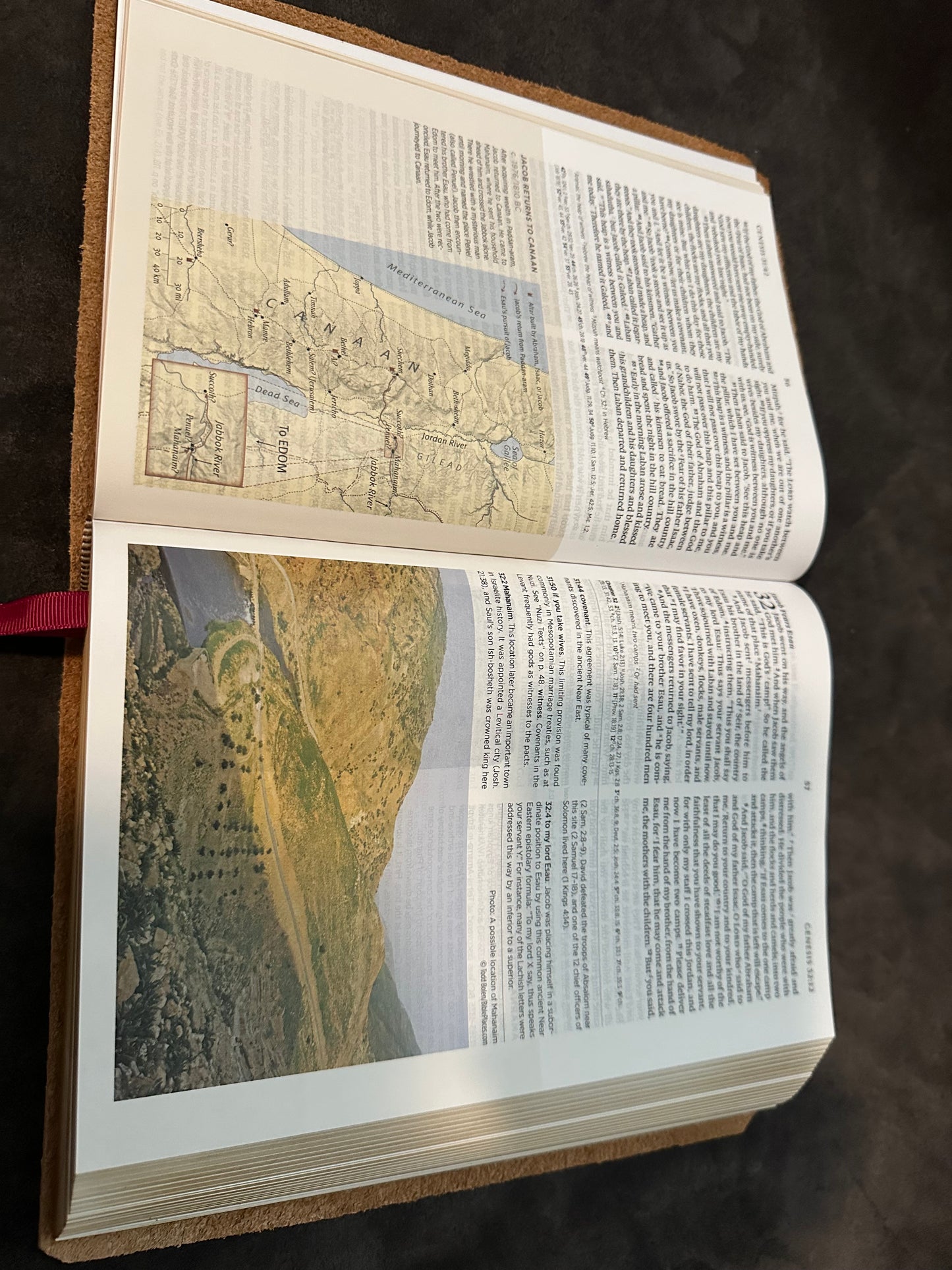 Esv archaeology Study Bible genuine Leather