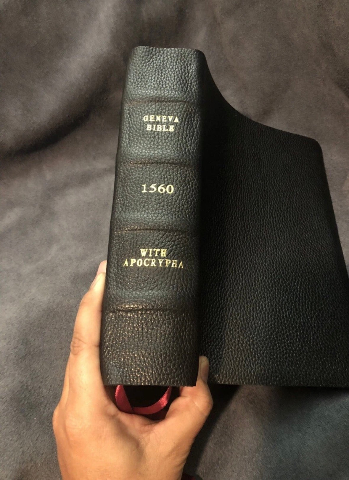 1560 Geneva Bible with apocrypha and reformer notes