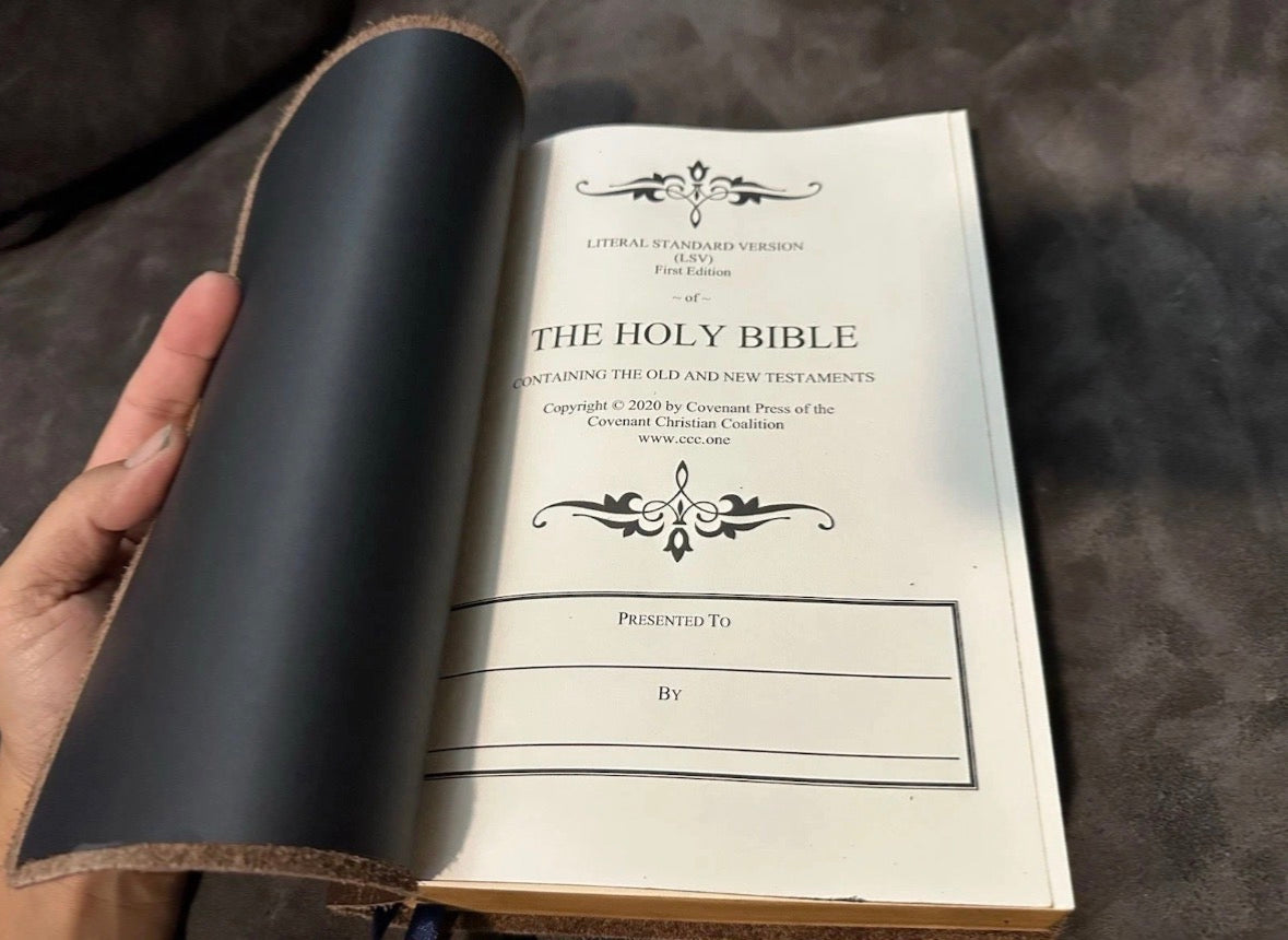 Lsv Literal Standard Bible Brown SOFT Premium Leather Covenant Christian