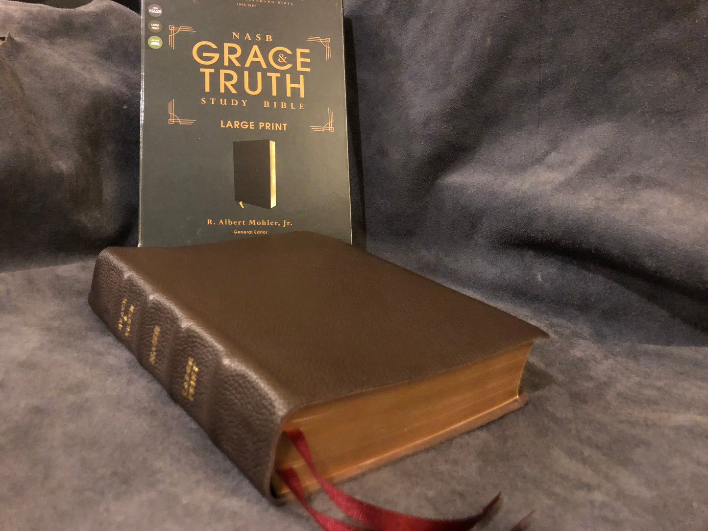 NASB LARGE PRINT GRACE and TRUTH study Bible